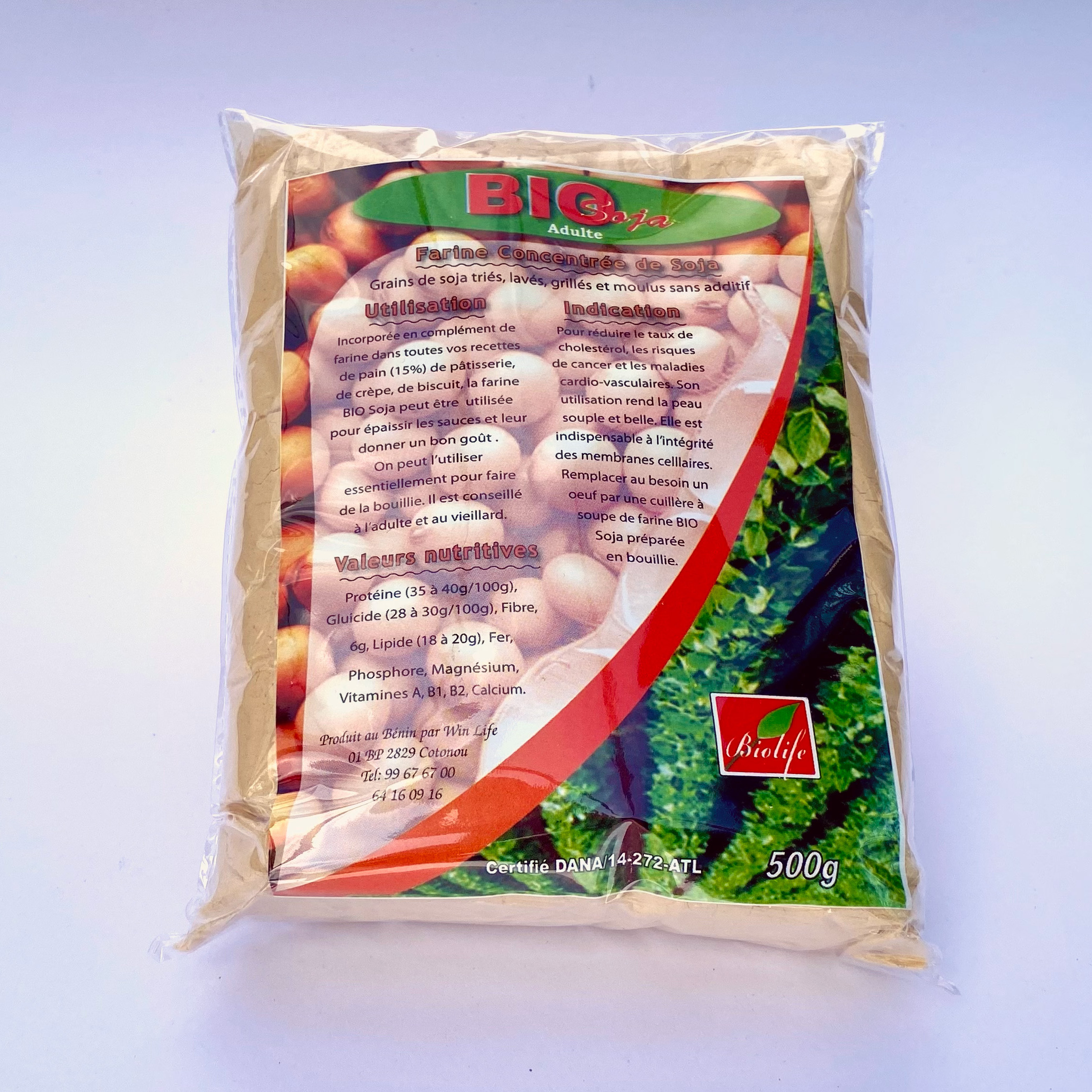 Farine BioSoja adulte