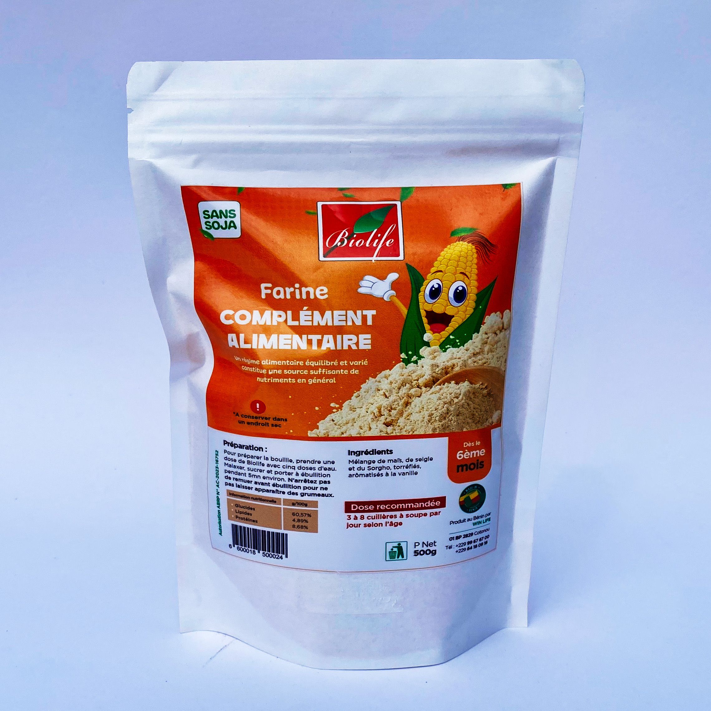 Farine complément alimentaire